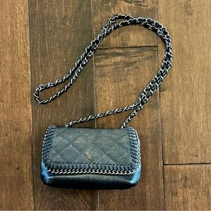 Steve Madden Black Quilted Crossbody Bag